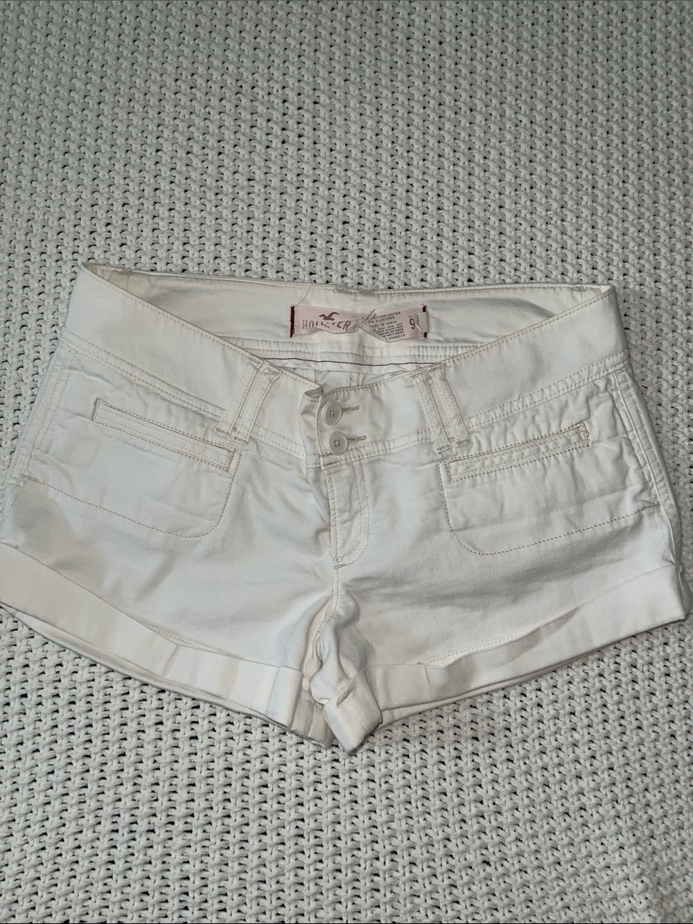 Hollister White Shorts